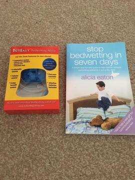 Bed wetting book and alarm