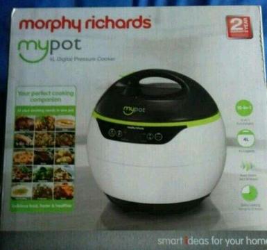 MY POT MORPHY RICHARDS PRESSURE COOKER RRP £80