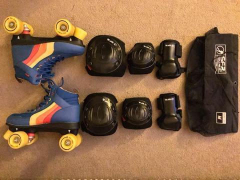 Roller Boots & knee/elbow pads & wrist guards