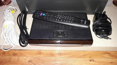 BT YouView Box Humax DTR T2100 500GB HD Freeview Twin Tuner Recorder & remote