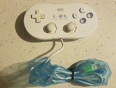 Official Nintendo Wii Remote White Classic Controller Pro Rvl-005 Gamepad classic nes