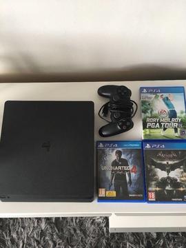 PS4 500gb Black with games