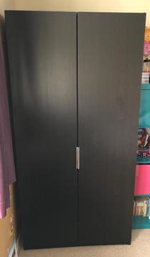 Wardrobe from Ikea with double rail