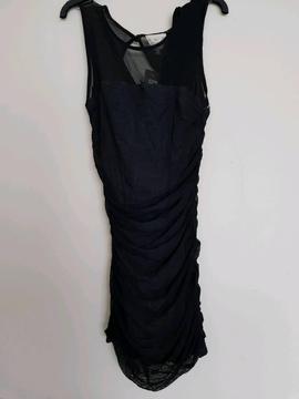 Black Shimmer Evening Dress