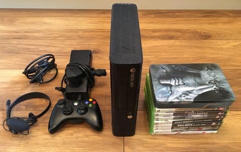 4GB XBOX 360E CONSOLE + GAMES BUNDLE