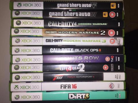Xbox 360 Games - £5 Each - COD, GTA, and more
