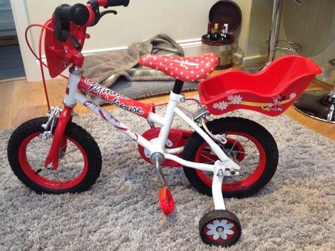 Childs Minnie Mouse bike