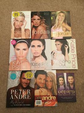 Katie Price/Jordan and Peter Andre Books