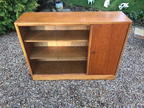 Retro Bookcase with Cupboard - Ideal for Hallway ect