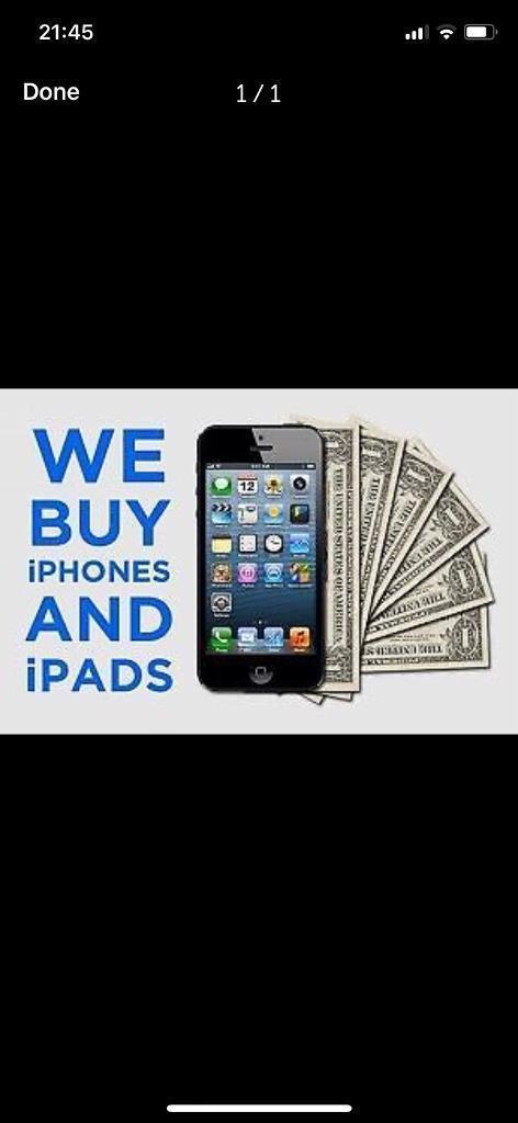 WANTED APPLE IPHONE 10 X 8 PLUS 7 SAMSUNG S9 S8 NOTE MACBOOK PRO AIR IPAD IMAC DYSON CANON IWATCH