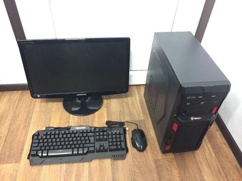 Gaming Computer PC Complete Setup and 22 inch Monitor (AMD A8, 16GB RAM, 1TB, GTX 1060 3GB)