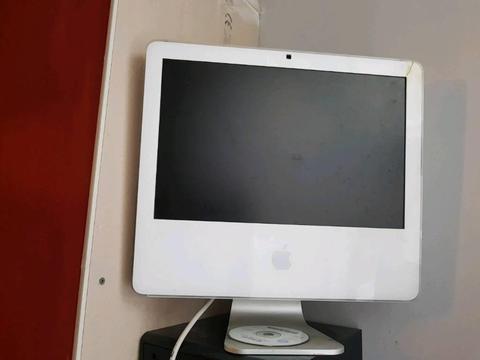 Imac with keyboard and mouse