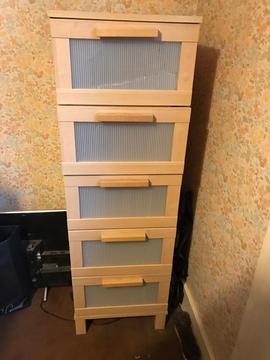 Tall Ikea chest of drawers