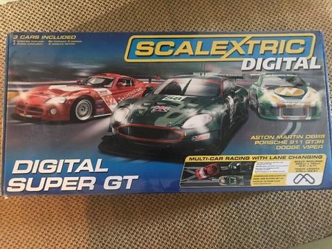 Scalextric Digital Super GT set + Formula One set + Digital Pit Lane track + Extras