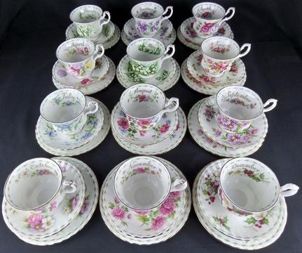 Wanted - Royal Albert Flower of the month china set