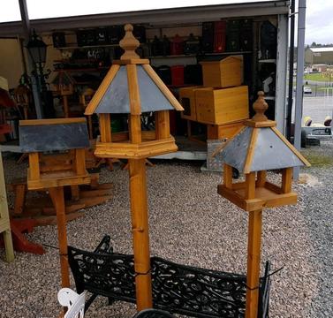 Wooden bird tables great quality many different styles and sizes