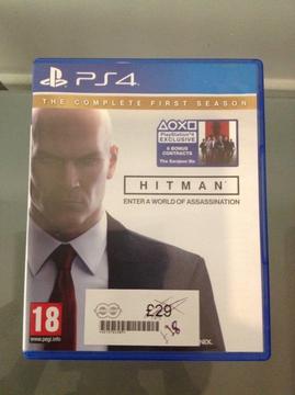 Hitman game for PlayStation 4 ,excellent condition