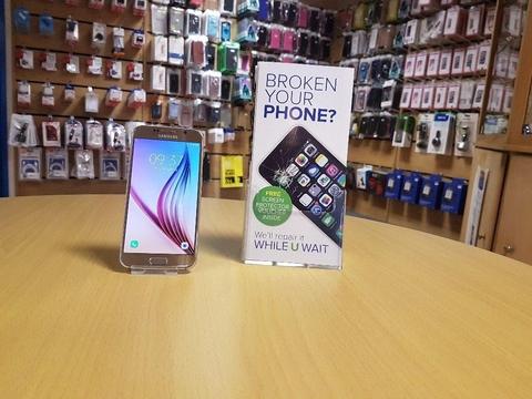 Samsung S6 Gold Unlocked with 90 days Warranty - Town & Country Mobile & IT Solutions - Sandhurst