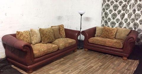 Tetrad chesterfield style 3+2 seater sofas FREE DELIVERY