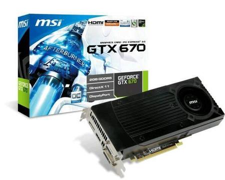 MSI GTX 670 2gb