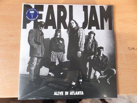 Pearl Jam Alive In Atlanta 1994 Vinyl Records Double LP In Ltd Blue Vinyl