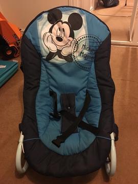 Disney mickey mouse baby bouncer