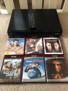 Toshiba Multi Region HD player (not blu-ray) and DVD’s