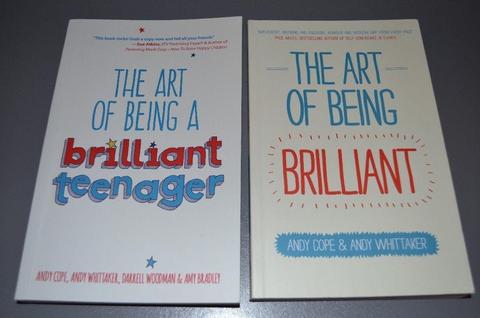 TWO x Art of Being Brilliant books