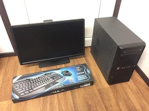 Gaming Computer PC, Complete Setup with Monitor (AMD A6, 16GB RAM, 1TB HD, GTX 750 Ti 2GB)