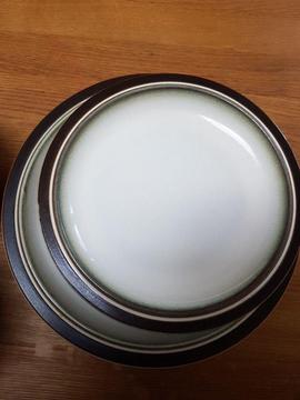 Denby Regency Set - 6 Dinner Plates, Side Plates & Bowls