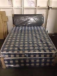 Brand New Comfy Double Padded Spring Bed set FREE delivery