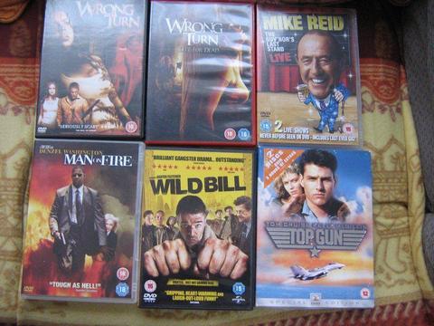 6 DVD FOR SALE
