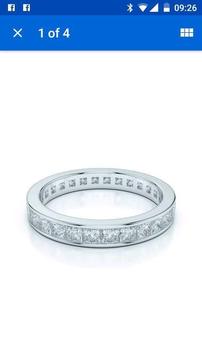 1.50 cts diamond full eternity or wedding ring