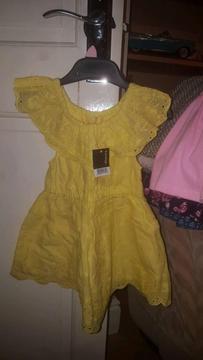 Yellow summer dress new with tags