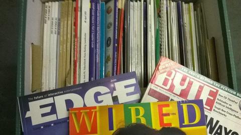 MANY HISTORICAL MAGAZINES FROM 1980s - BYTE, WIRED, EDGE - ALL FOR £2.50