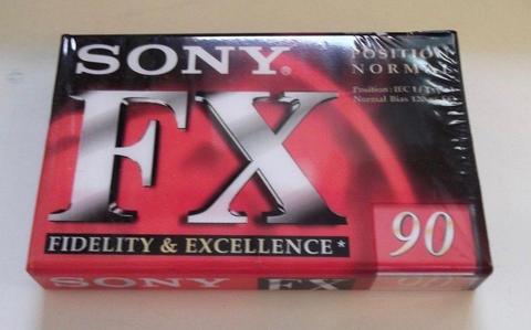 7 X BRAND NEW AND UNOPENED 90 MIN SONY CASSETTE TAPES