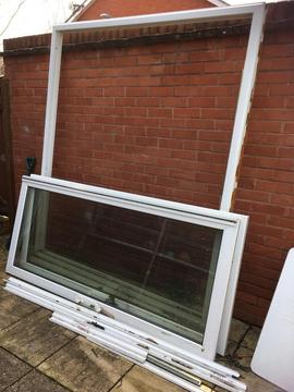 Free patio doors and frame