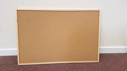 Cork pin board / notice board