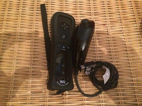 Official Black Nintendo Wii Motion Plus Controller