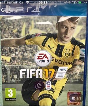 Fifa 17 PS4- Brand New, Unopened