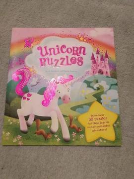 Brand new, Unicorn Puzzle Book