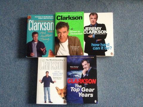 Jeremy Clarkson books - great condition