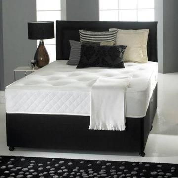 NEW SINGLE, DOUBLE, SMALL DOUBLE, KING SIZE, SUPER KING SIZE DIVAN BED & MATTRESS