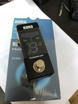 Korg Pitch Black Mini guitar tuner pedal BNIB