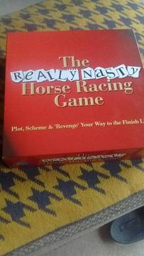 Board game - The Really Nasty Horse Racing Game - never used