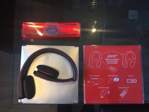 Jam folding wireless headphones as new in box with all papers