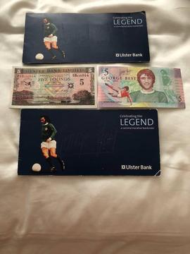 George best £5 notes