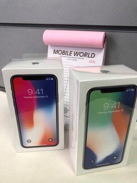 IPhone X 64gb silver brandnew 12 month apple waranty