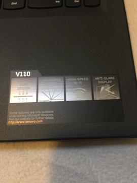 Lenovo i5 High Speed WiFi Anti-Glare Display-180 Degree Hinge Model V110 Slim Design 0.9 inch As New