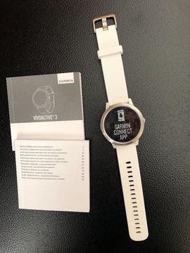 Garmin Vivoactive3 GPS Smartwatch wHeartRate.Pristine.John Lewis.6m old,with further 18m guarantee